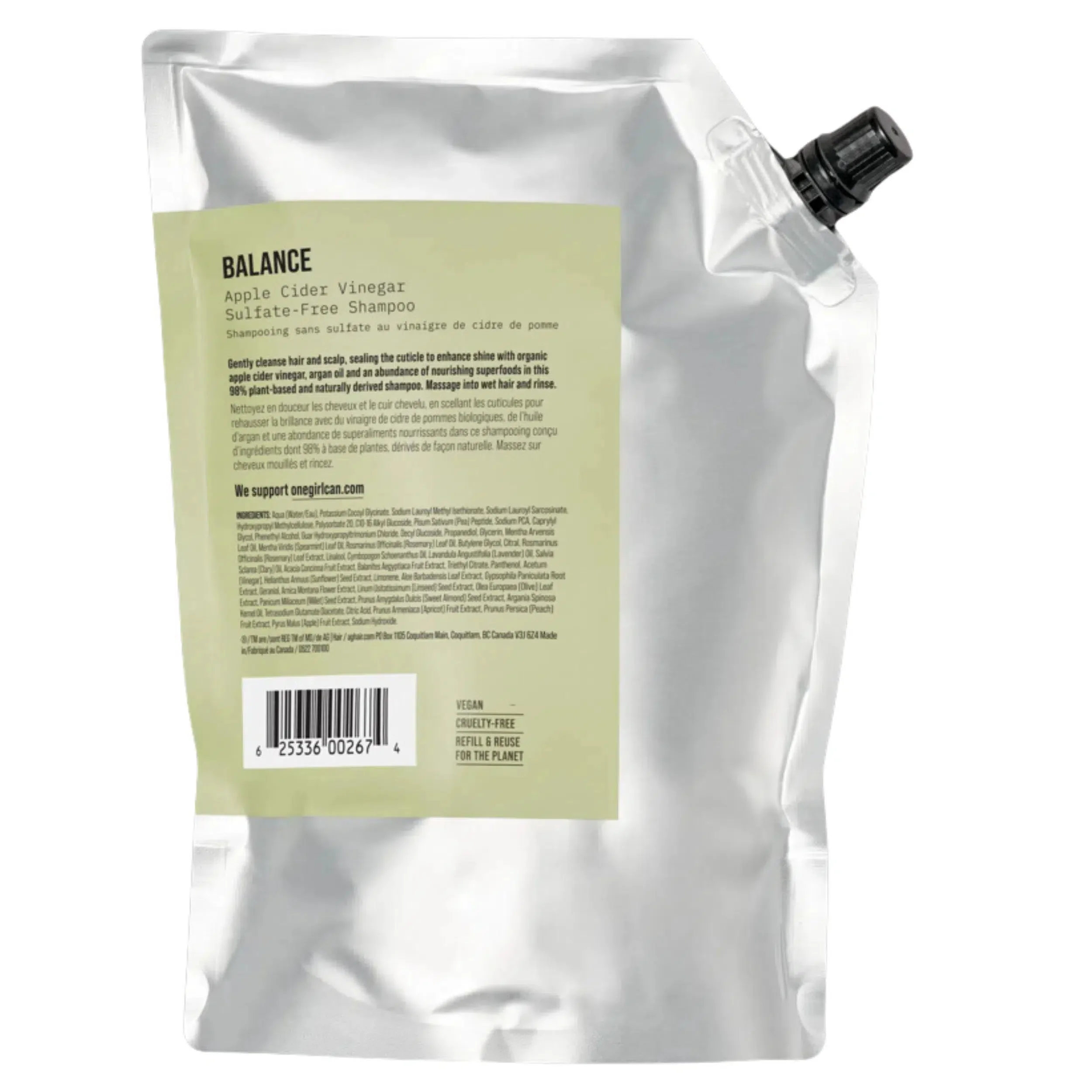 Balance Apple Cider Vinegar Sulfate-Free Shampoo - Image 3