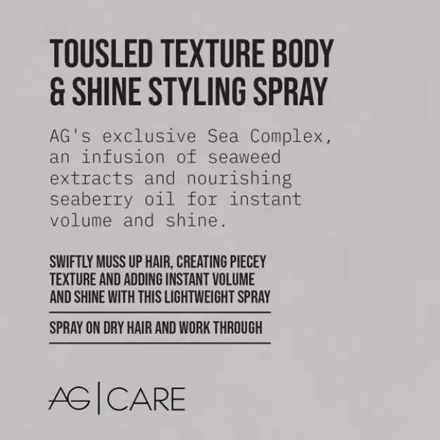 Tousled Texture Body & Shine Styling Spray - Image 5