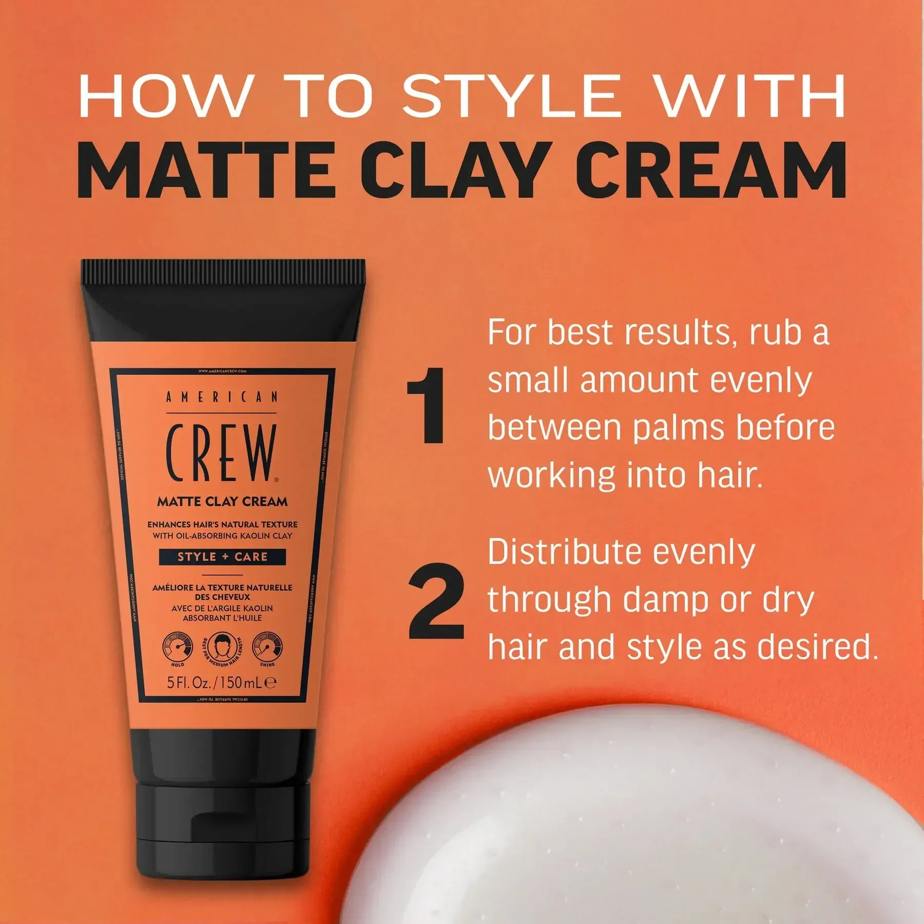 Style + Care Matte Clay Cream - Image 3