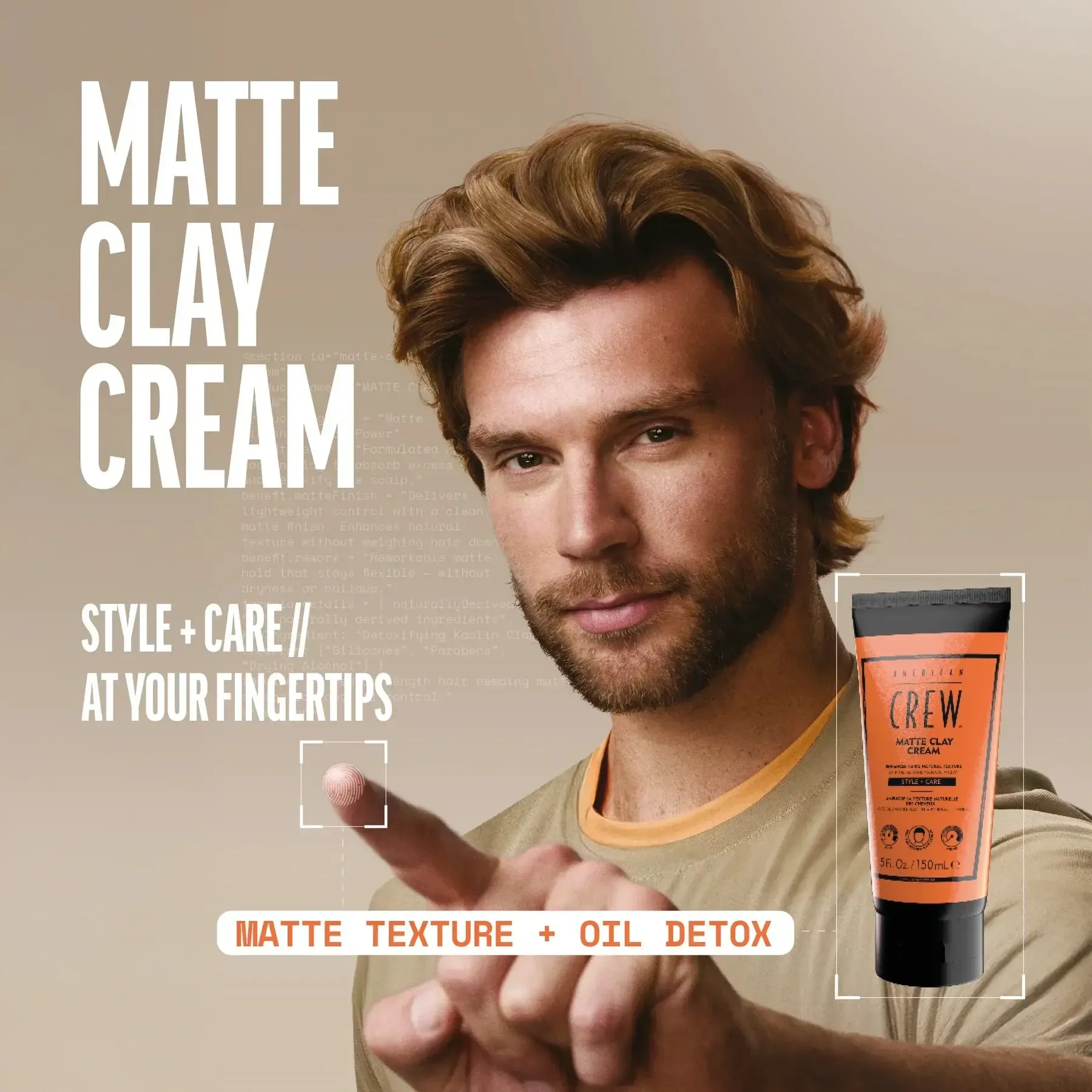 Style + Care Matte Clay Cream - Image 5
