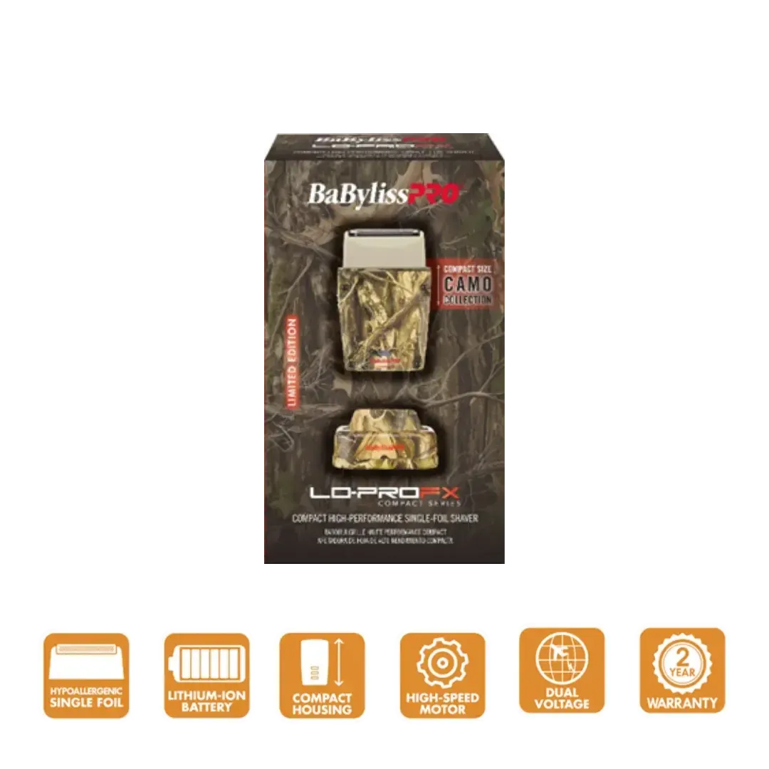 Compact Lo-Pro Single-Foil Shaver - CAMO - FXLPFS1CAM - Image 3