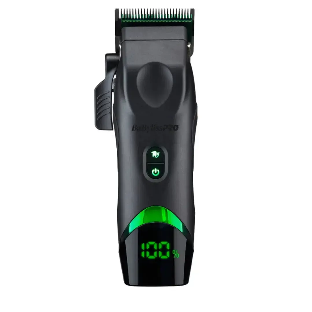 Wireless Charging Clipper Black Titanium With Mim Fade Blade - FXT45C