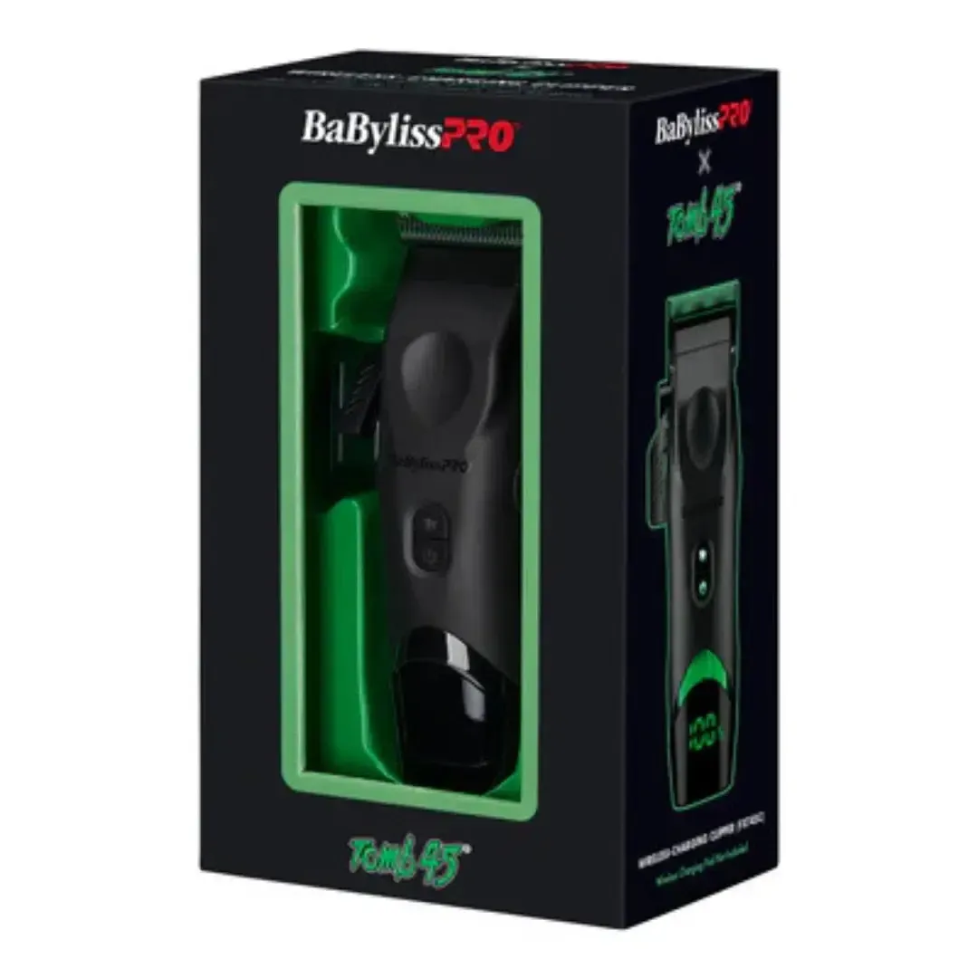 Wireless Charging Clipper Black Titanium With Mim Fade Blade - FXT45C - Image 9