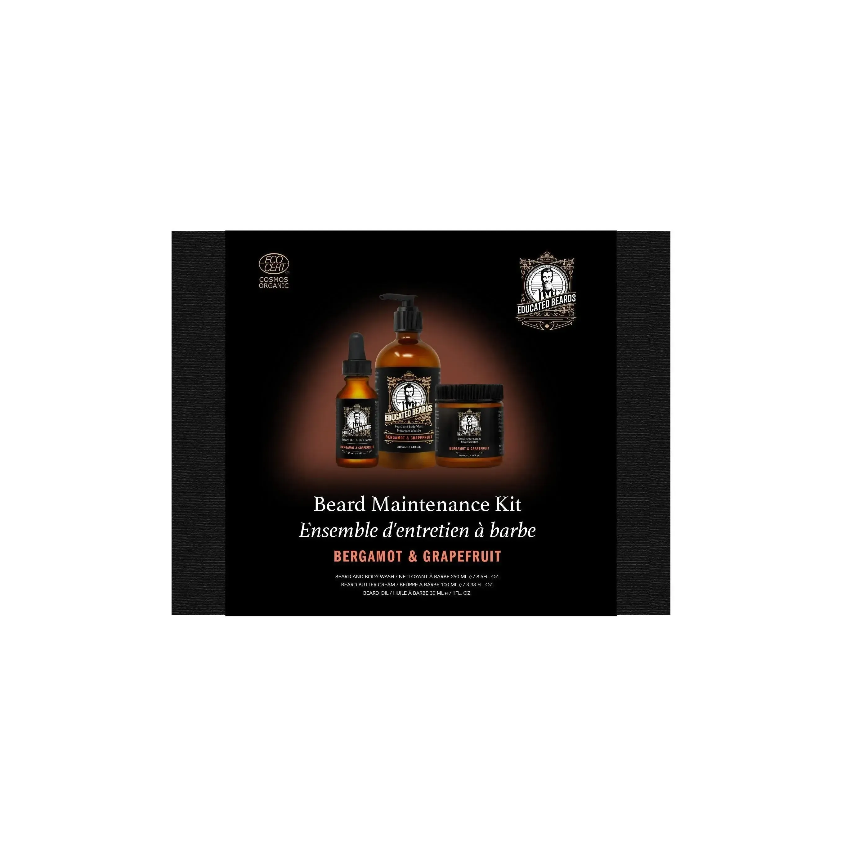 Bergamot Grapefruit Beard Maintenance Kit - Image 3