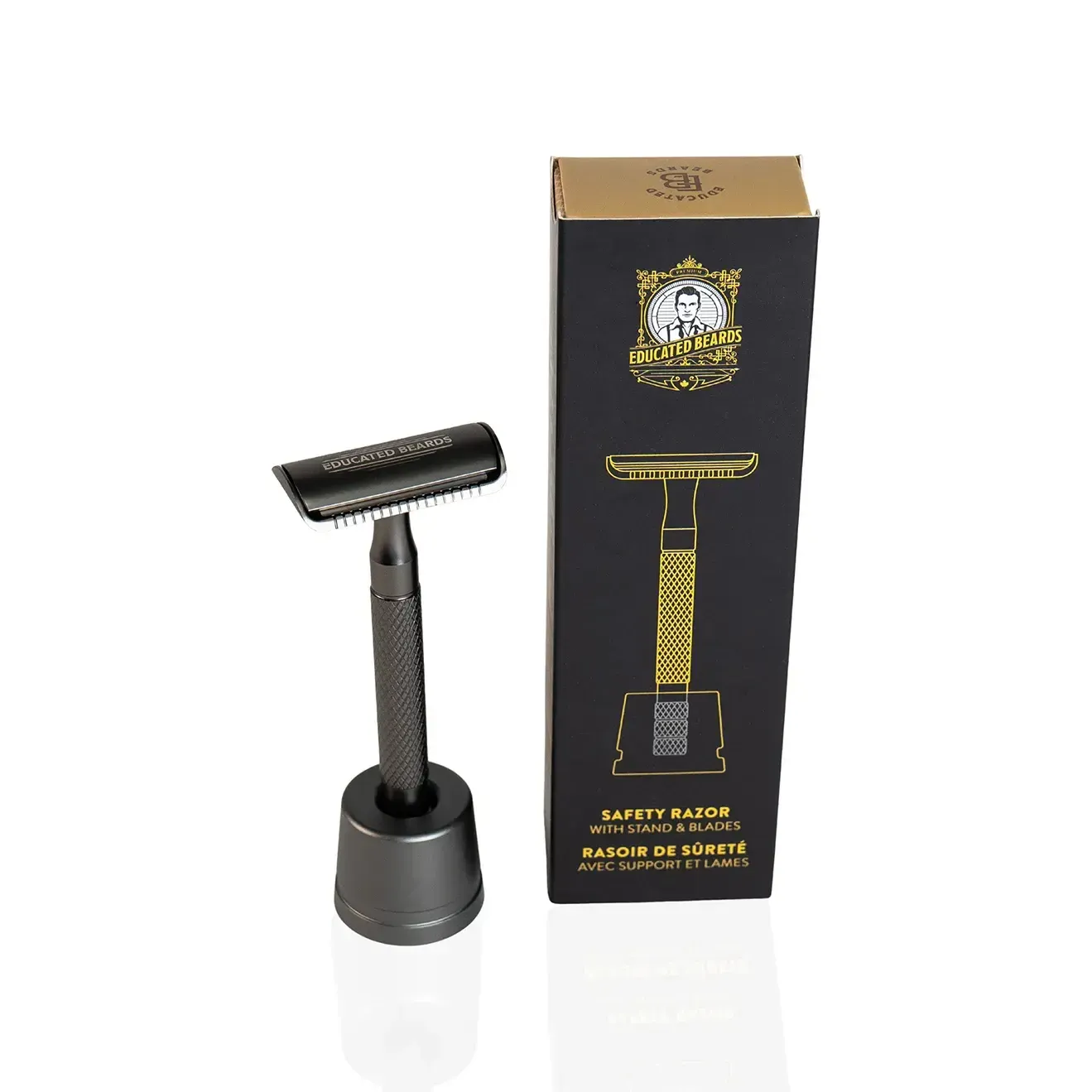 Safety Razor & Stand + 10 Blades - Image 3