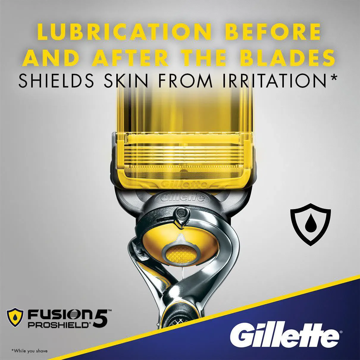 Fusion Proshield Yellow Razor Blades (8-Pack) - Image 2