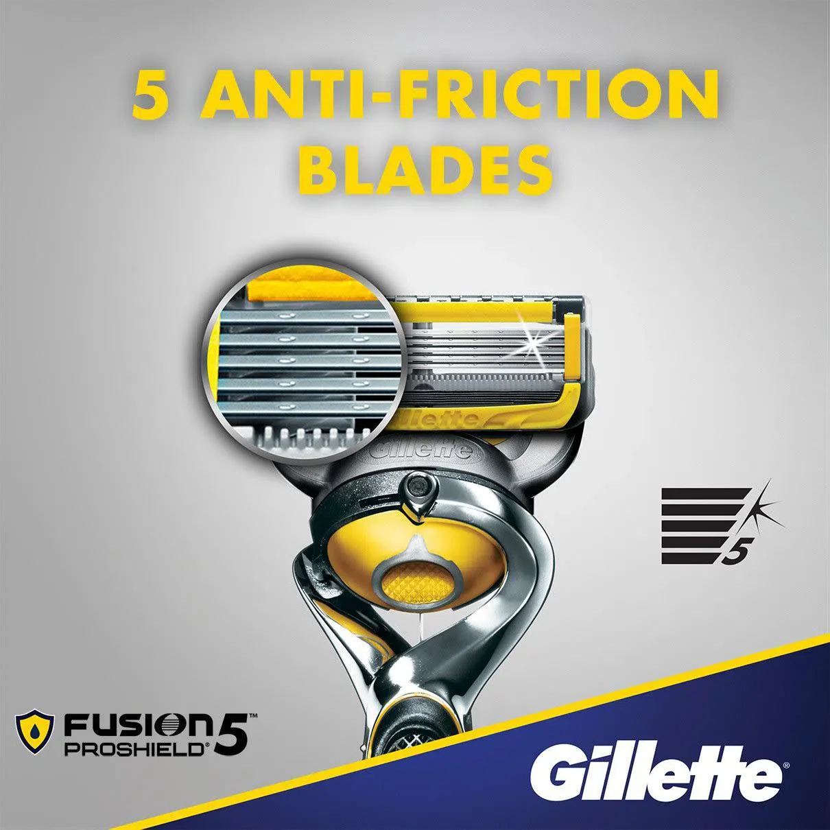 Fusion Proshield Yellow Razor Blades (8-Pack) - Image 3