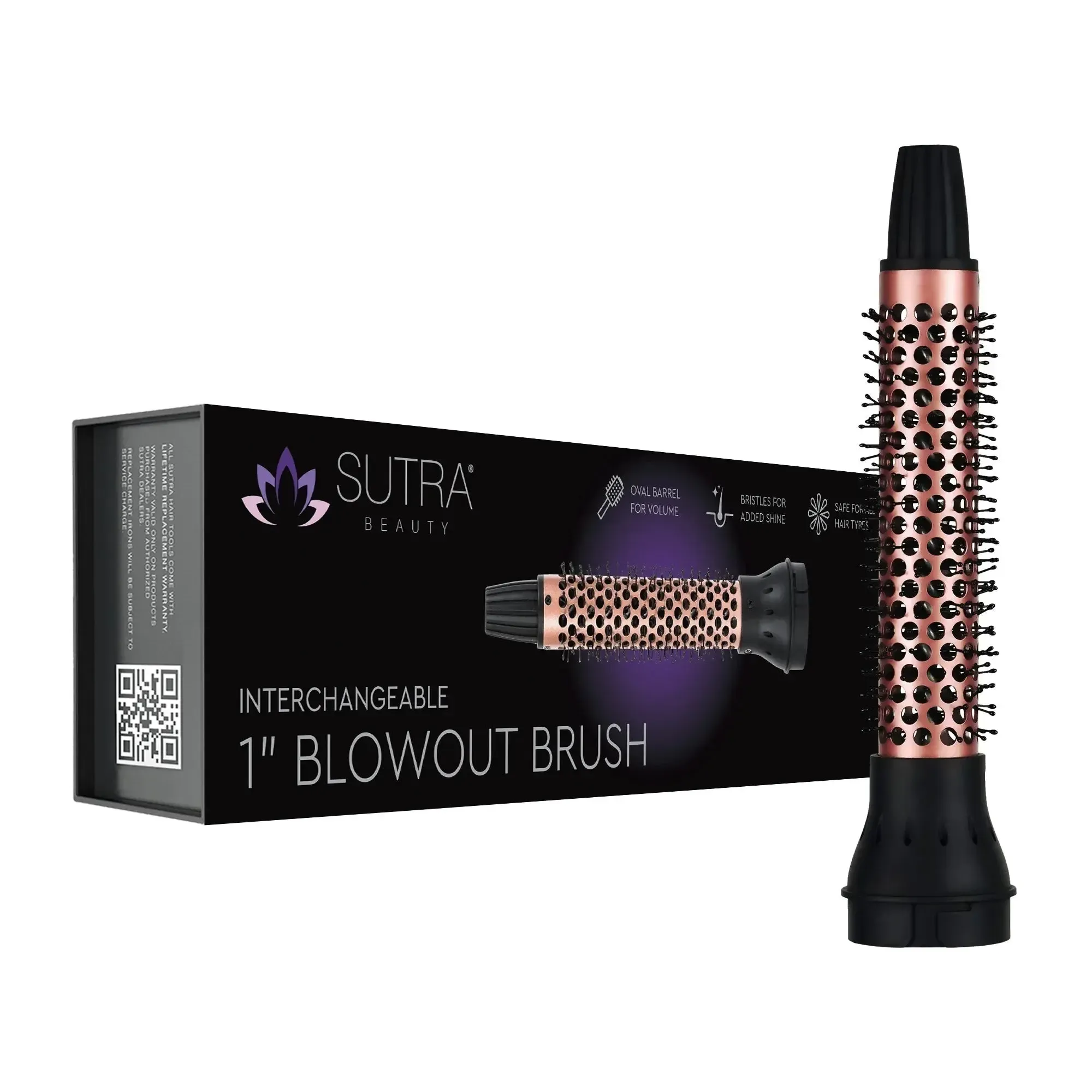 Interchangeable Blowout Brush Attachment Rose Gold - Image 2