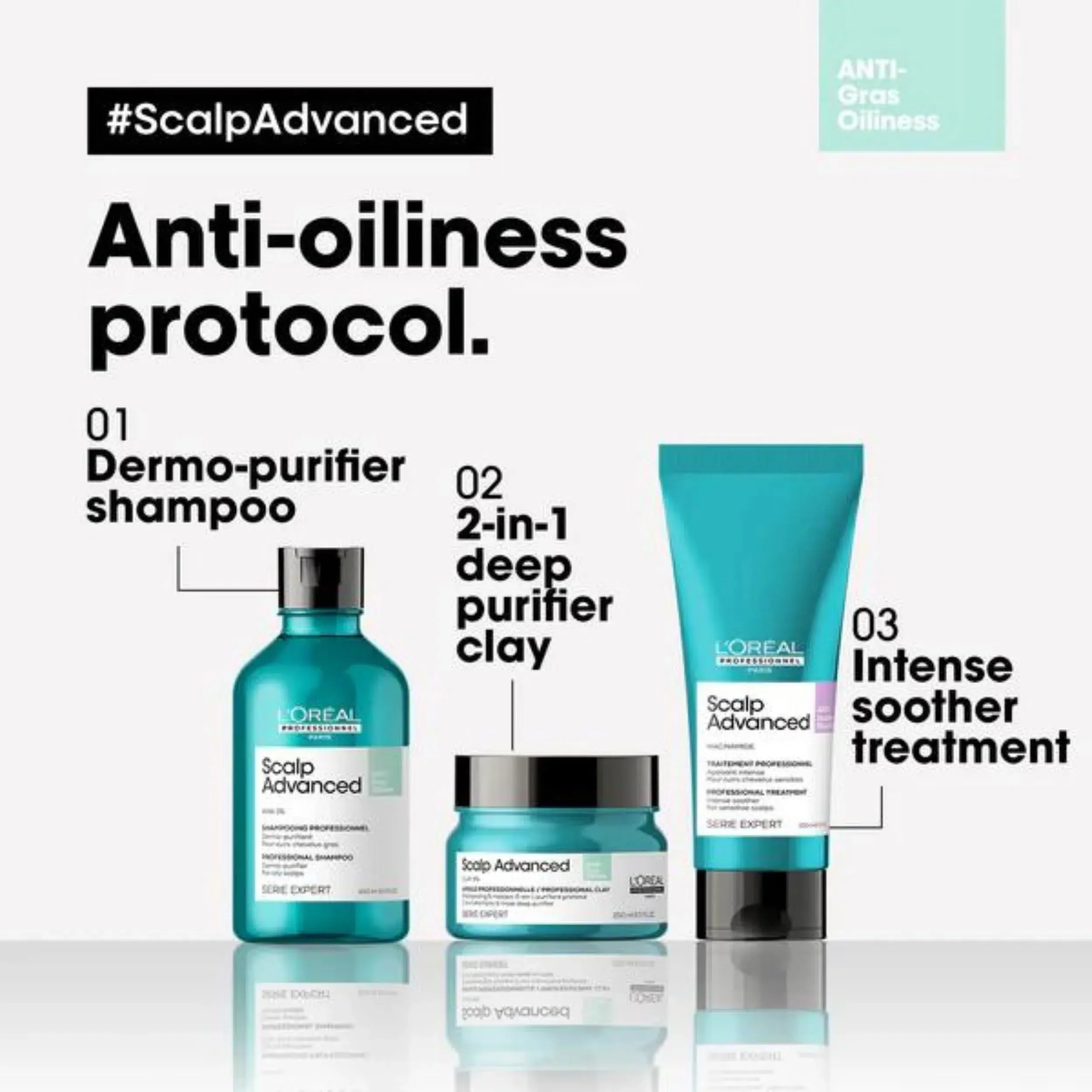 Scalp Advanced Anti-Oiliness Dermo-Purifier Shampoo - Image 2