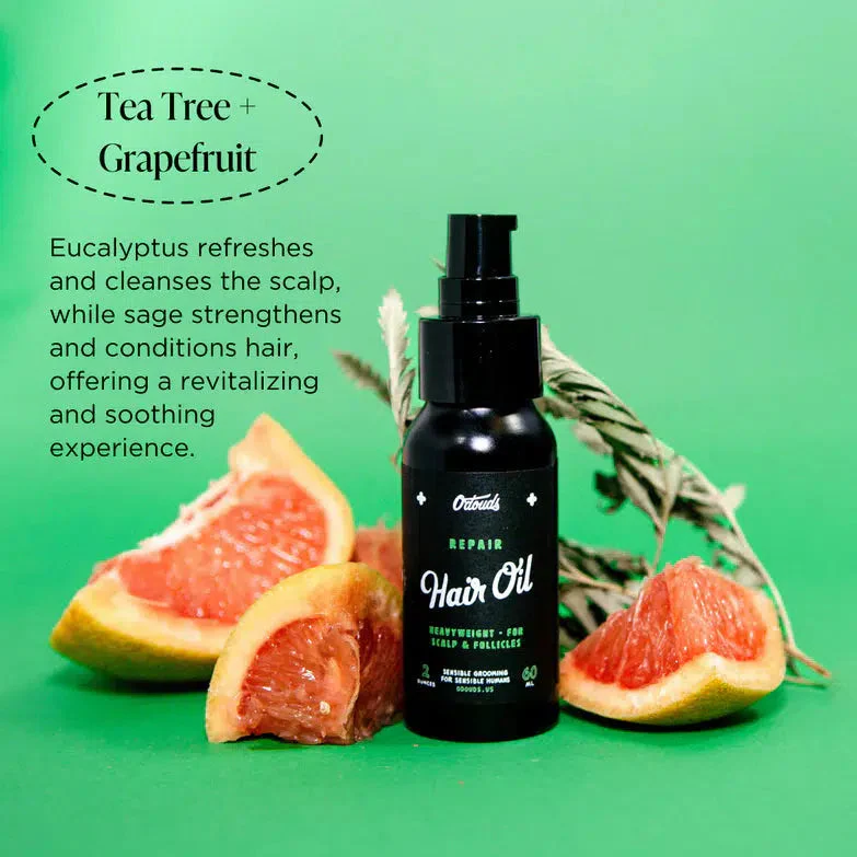 Repair Hair Oil - Tea Tree & Grapefruit - Image 4