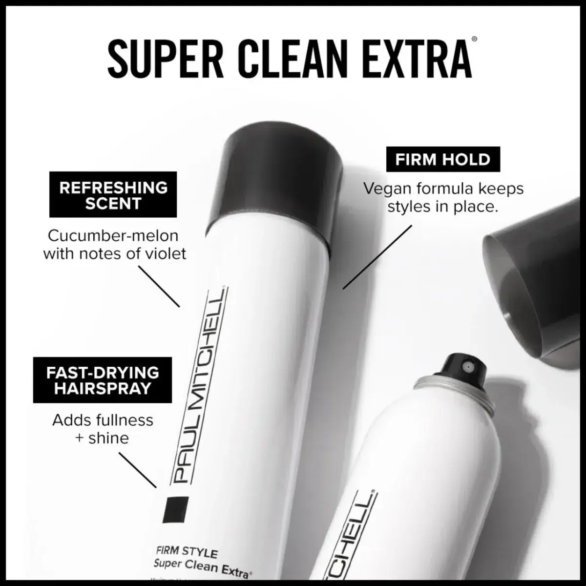 Firm Style Super Clean Extra Hairspray - Image 2