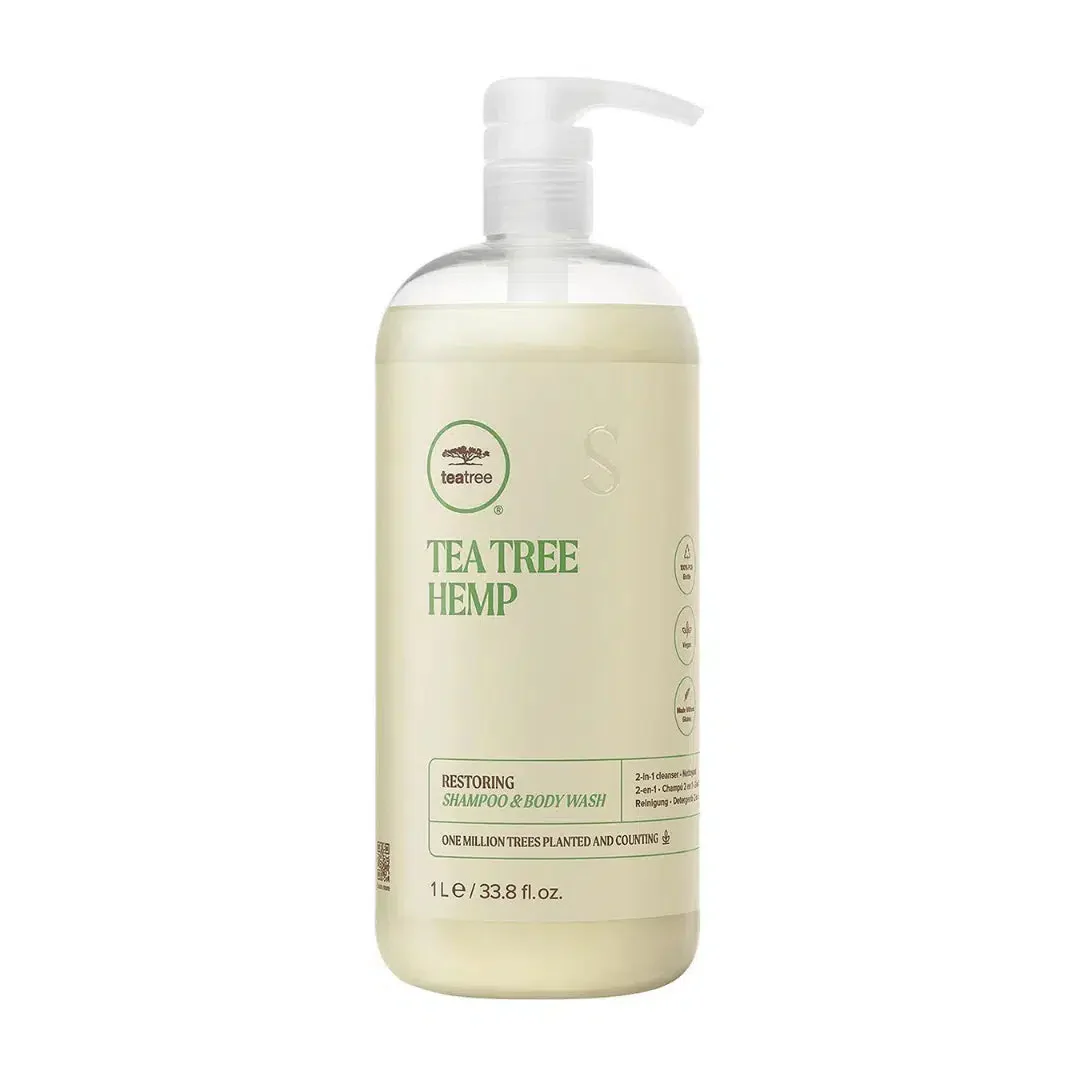Tea Tree Hemp Restoring Shampoo & Body Wash - Image 2