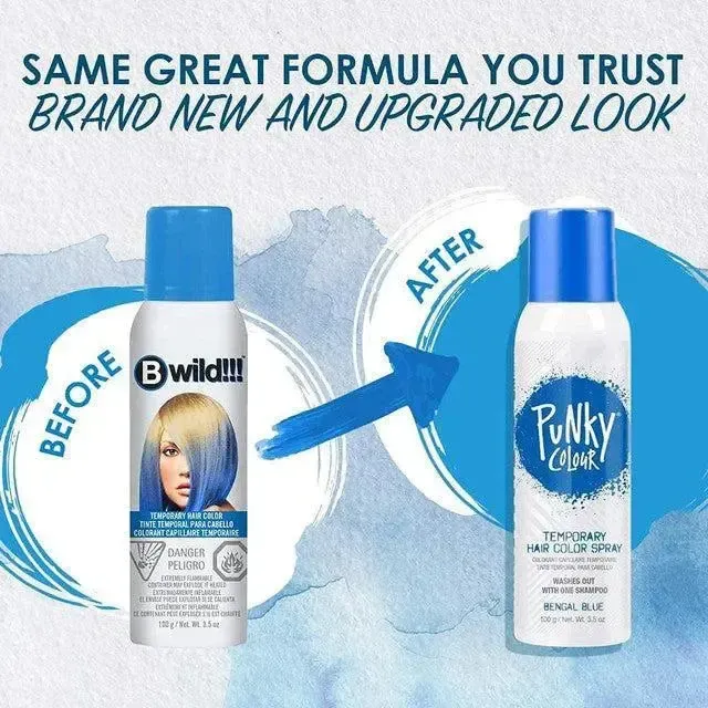 Temporary Colour Spray Bengal Blue - Image 4