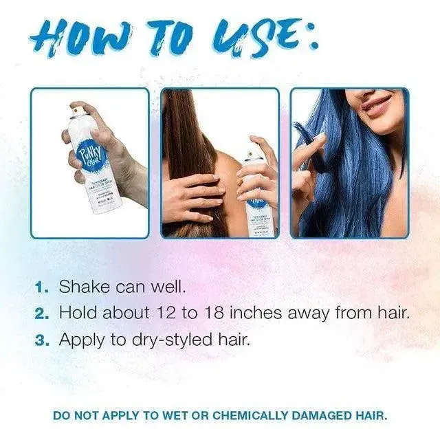 Temporary Colour Spray Bengal Blue - Image 5