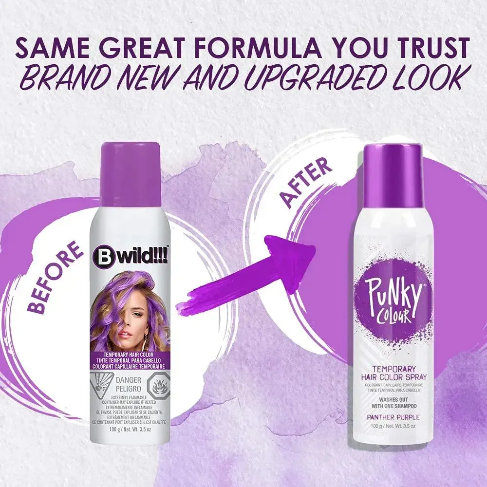 Temporary Colour Spray Panther Purple - Image 3
