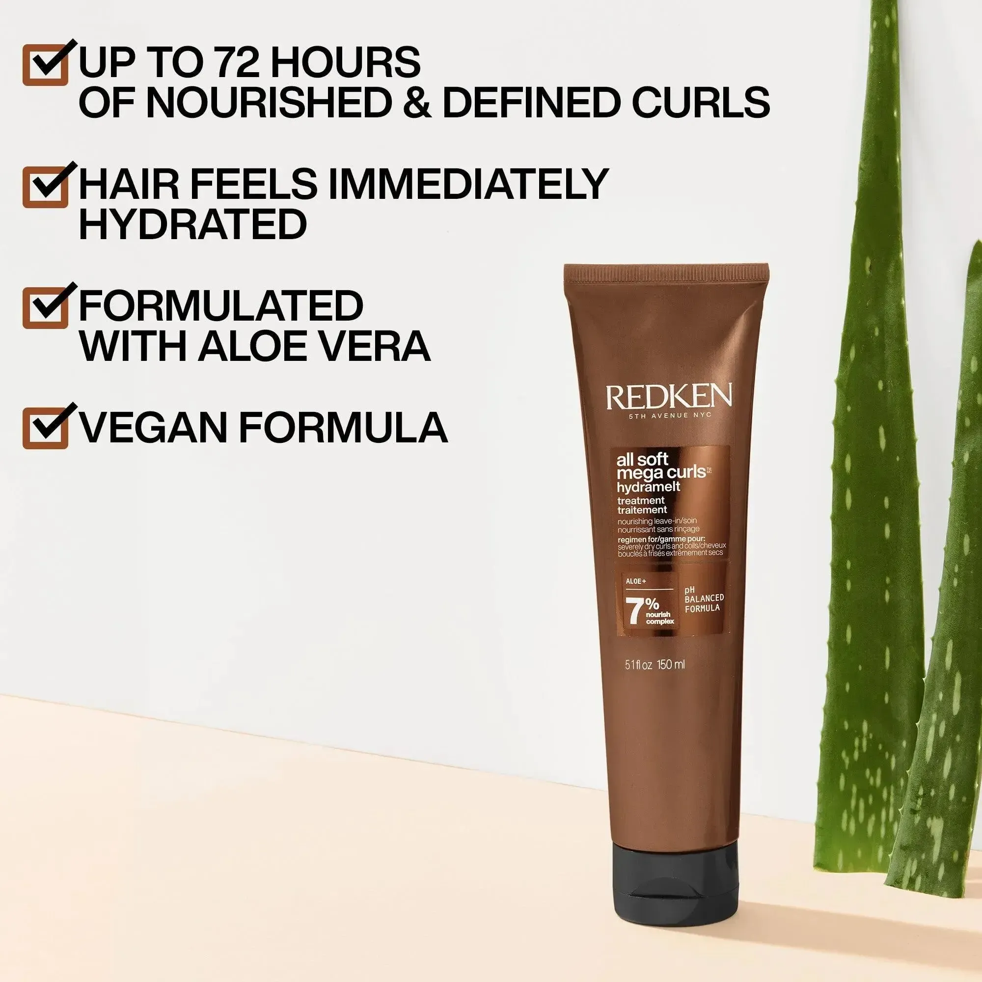 All Soft Mega Curl Hydramelt Leave-In Treatment - Image 3