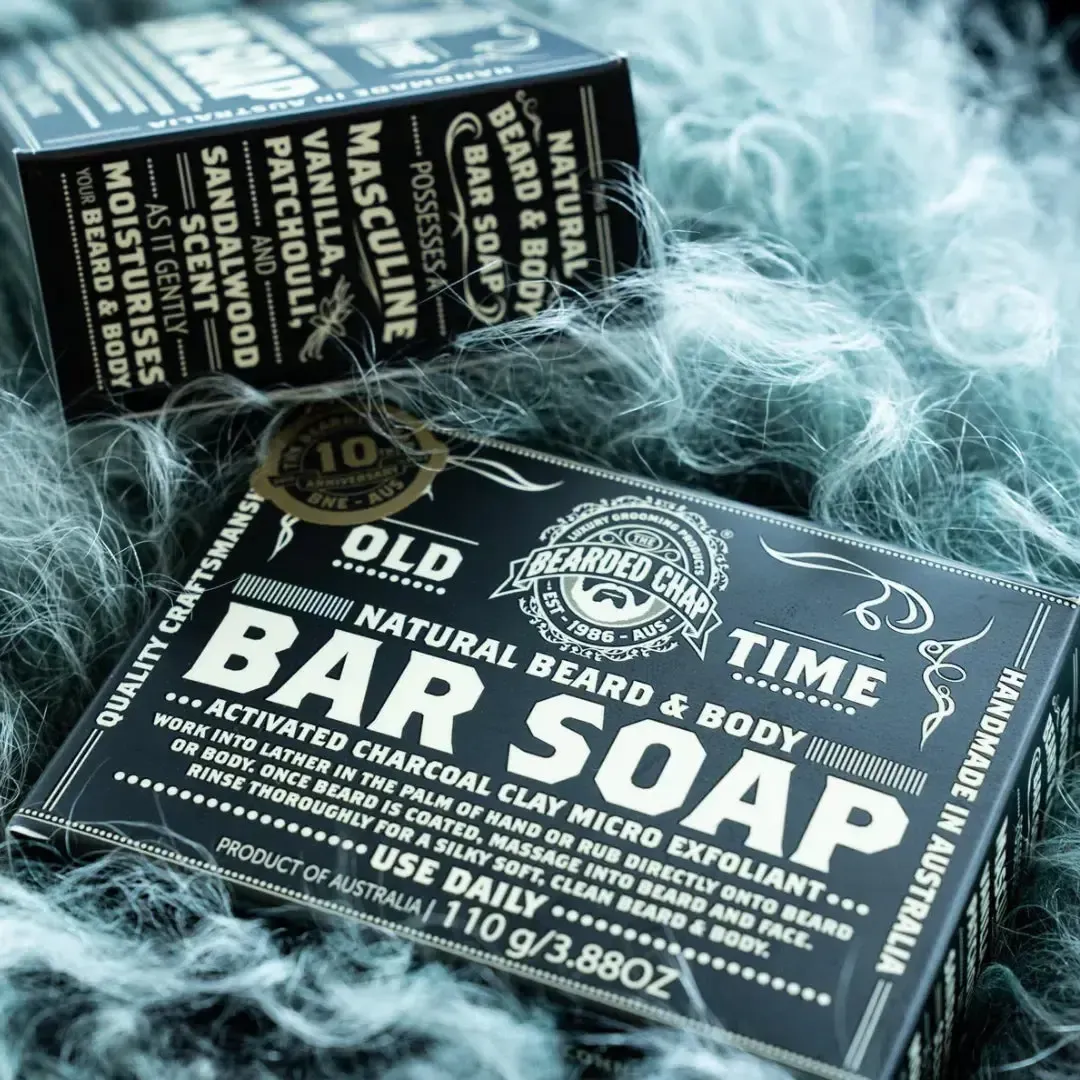 Activated Charcoal & Clay Beard & Body Bar Soap - Image 5
