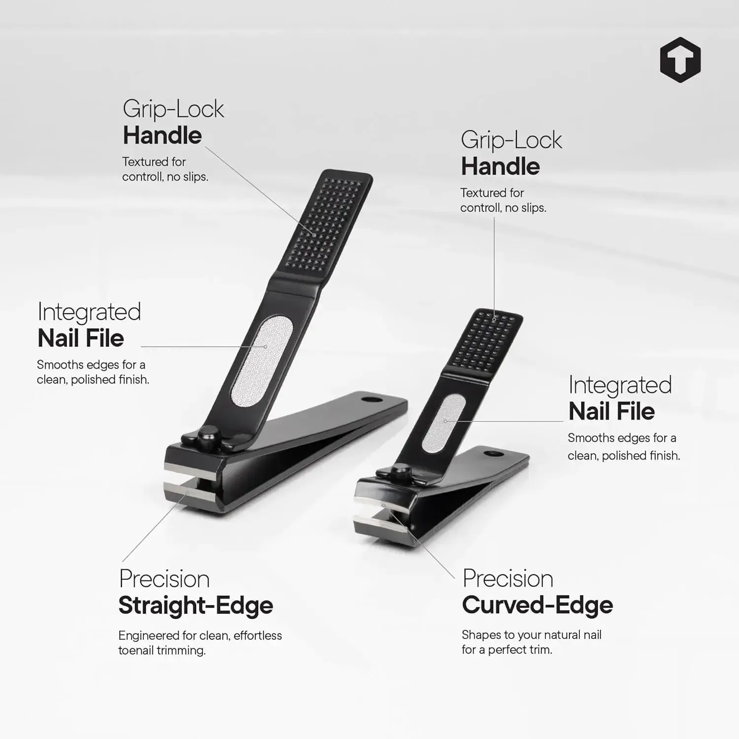 The Clipper - 3pc Premium Nail Clipper Set - Image 4